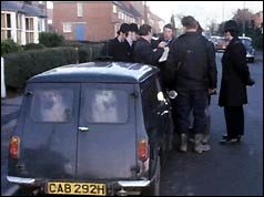 Police searching the local area