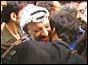 Yasser Arafat says goodbye to a well-wisher
