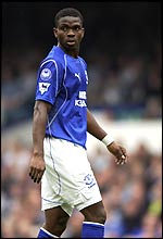 Everton defender Joseph Yobo