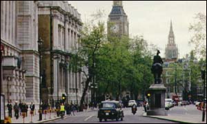 Whitehall, central London