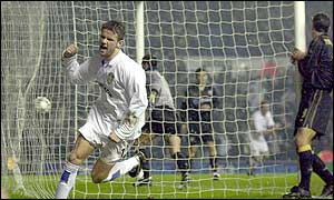 Eirik Bakke prods the ball in to level the score