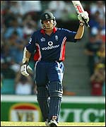 Nick Knight acknowledges appaluse from the crowd