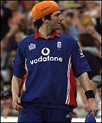 Irani swaps his England cap for more unorthodox headgear