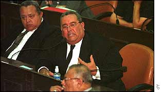 Arnoldo Aleman addresses Congress