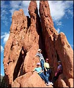 At the Garden of the Gods, Colorado Springs