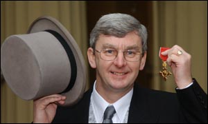 Don Hale with OBE