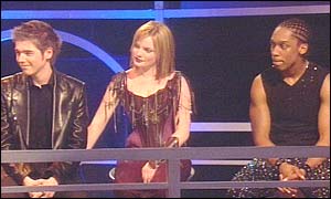 David, Sinead and Lemar