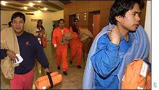 Crew leave a Dunkirk clinic