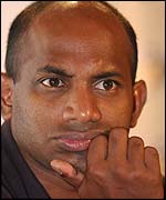 Sri Lankan captain Sanath Jayasuriya