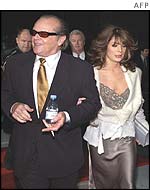 Jack Nicholson and Lara Flynn Boyle