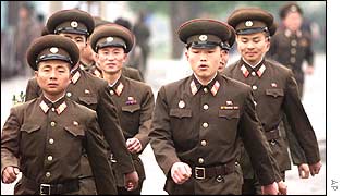 North Korean soldiers