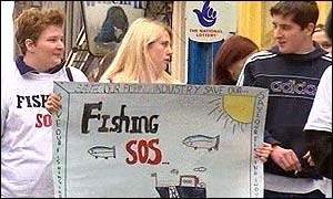 Fish protest
