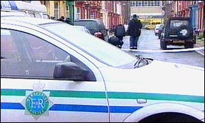 Scene of shooting in Liverpool