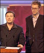 Ricky Gervais and Stephen Merchant
