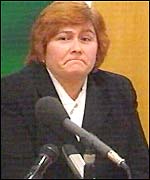 Rachael Lloyd's mother Karen Thomas