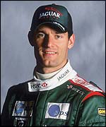 Jaguar driver Mark Webber