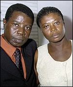 Victoria's parents, Francis and Berthe Climbie