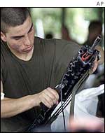 French soldier in Ivory Coast