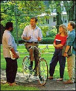 Tom Kean talks to students at Drew University. Photo courtesy of Drew University.