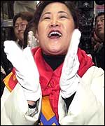 Roh Moo-hyun supporter