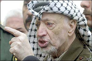 Palestinian leader Yasser Arafat