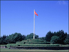 Photograph of Tynwald Hill in the Isle of Man