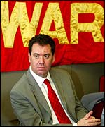 Firefighters' union leader Andy Gilchrist