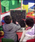 The children can be taught on site