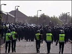 Police at Orgreave