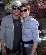 Richard Gere with his wife, Carey Lowell