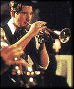 Gere playing trumpet in The Cotton Club