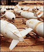 Chemical warfare bombs uncovered during previous inspection regime