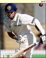 Sachin Tendulkar batting in Hamilton