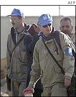 Unmovic inspectors in Iraq
