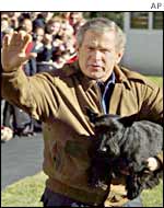 US President George W. Bush