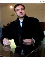 Main contender Filip Vujanovic