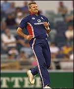 England fast bowler Andrew Caddick 
