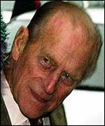 Prince Philip at Sandringham church