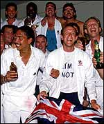 England celebrates Ashes success in 1987