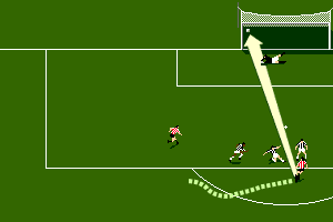 Phillips cuts past two players and powers in a shot