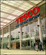 Tesco store front 