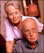 Annette Crosbie and Richard Wilson 