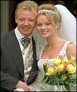 Les Dennis and Amanda Holden