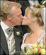 Les Dennis and Amanda Holden