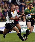 Northampton proved to be one of Wilkinson's toughest opponents