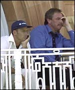 Nasser Hussain and David Graveney