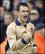 Arsenal's Francis Jeffers
