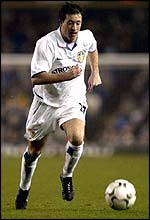 Leeds striker Robbie Fowler