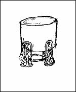 An artists impression of the missing goblet by Viviene Dring