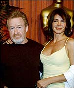 Sir Ridley Scott and Giannina Facio